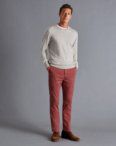 Ultimate Non-Iron Chinos - Maroon Red