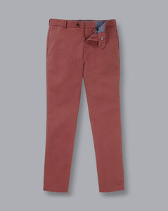 Ultimate Non-Iron Chinos - Maroon Red