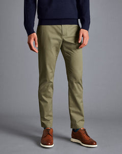 Ultimate Non-Iron Chinos - Olive Green