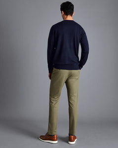 Ultimate Non-Iron Chinos - Olive Green