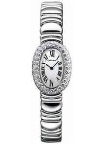 Cartier Ladies WB5095L2 18K White Gold Mini Baignoire White Gold