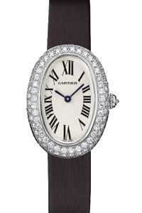 Cartier Ladies WB509731 Baignoire 1920 White Gold Diamond Bezel