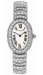 Cartier Ladies WB5103LM Baignoire White Gold Diamond Watch