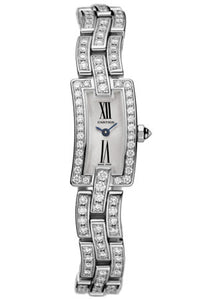 Cartier Ladies WG4004MY Ballerine White Gold Diamond Watch