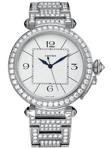 Cartier Men`s WJ1199JY Pasha Diamond 18K White Gold