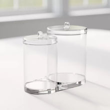 Load image into Gallery viewer, Wayfair Basics 2 Compartment Bathroom Storage Container

