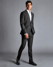 Load image into Gallery viewer, Windowpane Check Suit - Charcoal Grey
