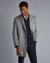 Load image into Gallery viewer, Wool Overcoat - Light Grey
