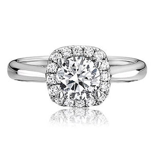 ScottKay 19K White Gold Diamond Engagement Ring M1677R310