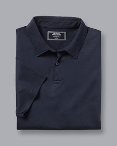 Smart Jersey Polo - Navy