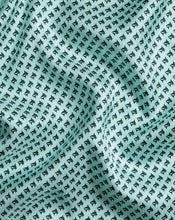 Load image into Gallery viewer, Shark Print Pocket Square - Light Green
