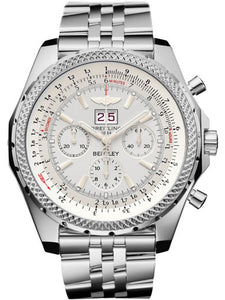 Breitling Men`s A4436212.G573 Bentley 6.75 Silver Dial Watch