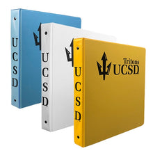 Load image into Gallery viewer, UCSD Trident Design 1" Binder by Samsill
