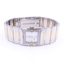 Load image into Gallery viewer, Omega Constellation QUADRA Quartz 18K Yellow Gold and Steel bracelet with Fold-Over Clasp Ladies Watch.
