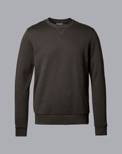 Jersey Crew Neck Sweater - Charcoal