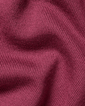 Load image into Gallery viewer, Merino Zip Neck Sweater - Dark Pink
