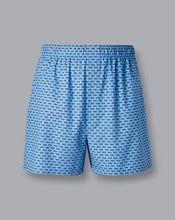 Load image into Gallery viewer, Glasses Motif Woven Boxers - Cornflower Blue
