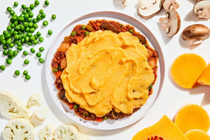 Purely Plant Shepherd’s Pie with Butternut-Cauli Mash