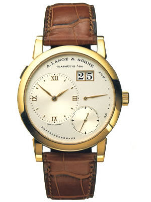 A.Lange & Sohne Men`s 101.021 Lange 1 18K Yellow Gold Silver Dia