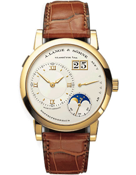 A.Lange & Sohne Men`s 109.021 Lange 1 Moonphase 18K Yellow Gold