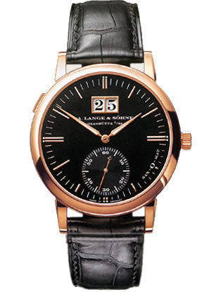 A.Lange & Sohne Men`s 308.031 Langematik Outsize Date 18K Rose G