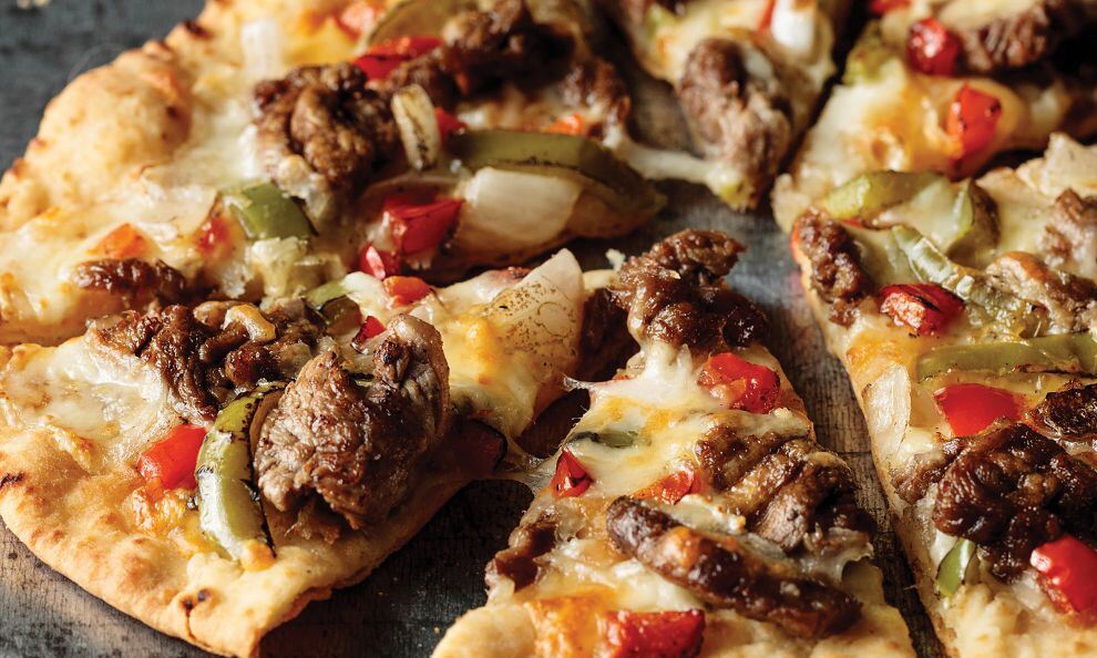 Artisan Flatbread: Filet Mignon Cheesesteak