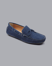 Load image into Gallery viewer, Suede Driving Loafers - Blue
