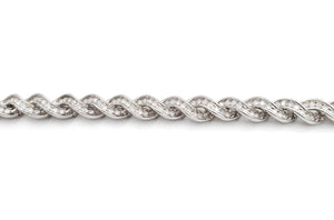 Sandra Biachi 14K White Gold Diamond Tennis Bracelet. Style: PWN16