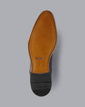 Load image into Gallery viewer, Goodyear Welted Oxford Toe Cap Shoes - Steel Blue
