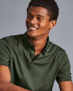 Smart Jersey Polo - Olive