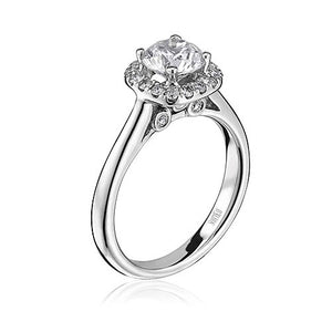 ScottKay 19K White Gold Diamond Engagement Ring M1677R310