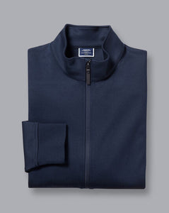 Navy Performance Funnel Neck Jacket