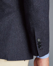 Load image into Gallery viewer, British Wool Textured Jacket - Navy
