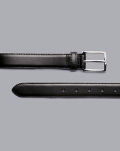 Load image into Gallery viewer, Leather Formal Belt - Black

