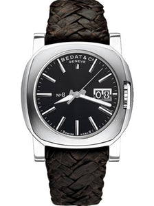 Bedat 888.018.310 Men`s No.8 Steel Case Black Dial