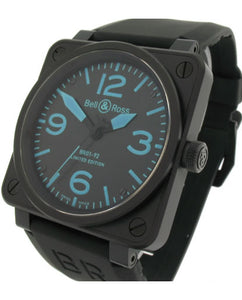 Bell & Ross Men`s BR-01-92-SBLU Automatic Limited Edition Black