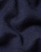 Load image into Gallery viewer, Merino Short Sleeve Polo Sweater - Navy
