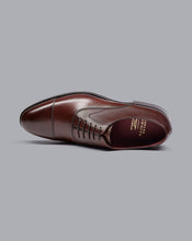 Load image into Gallery viewer, Made In England Oxford Flex Sole Shoes - Mahogany
