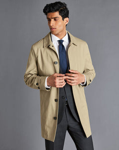 Cotton Classic Raincoat - Stone