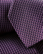 Load image into Gallery viewer, Stain Resistant Pattern Silk Tie - Purple
