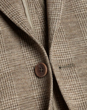 Load image into Gallery viewer, Italian Jersey Prince of Wales Check Jacket - Oatmeal
