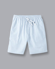 Load image into Gallery viewer, Fine Stripe Pajama Shorts - Sky Blue
