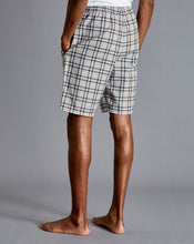 Load image into Gallery viewer, Check Pajama Shorts - Grey &amp; Navy
