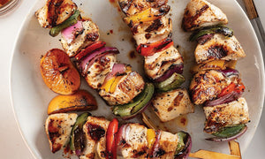 Chicken Skewers with Vegetables