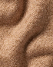 Load image into Gallery viewer, Merino Cashmere Crew Neck Sweater - Camel
