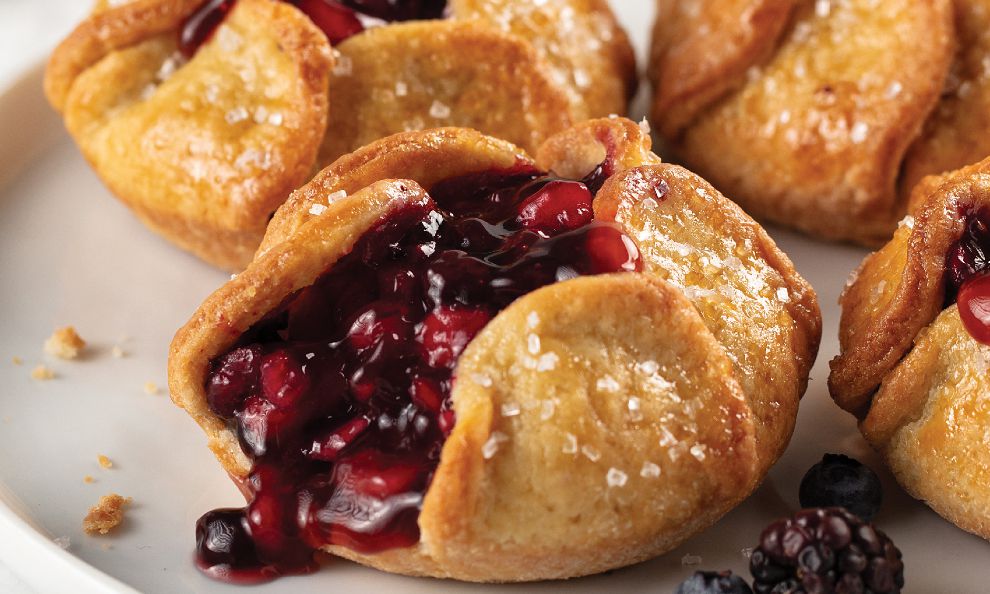 Triple Berry Tartlets