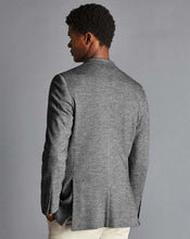 Load image into Gallery viewer, Italian Jersey Puppytooth Jacket - Grey
