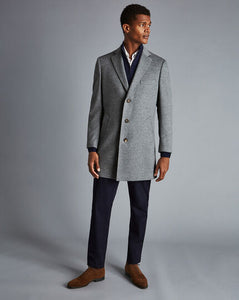 Wool Overcoat - Light Grey