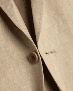 Italian Linen Jacket - Stone