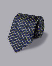 Load image into Gallery viewer, Diamond Print Silk Tie - Royal Blue
